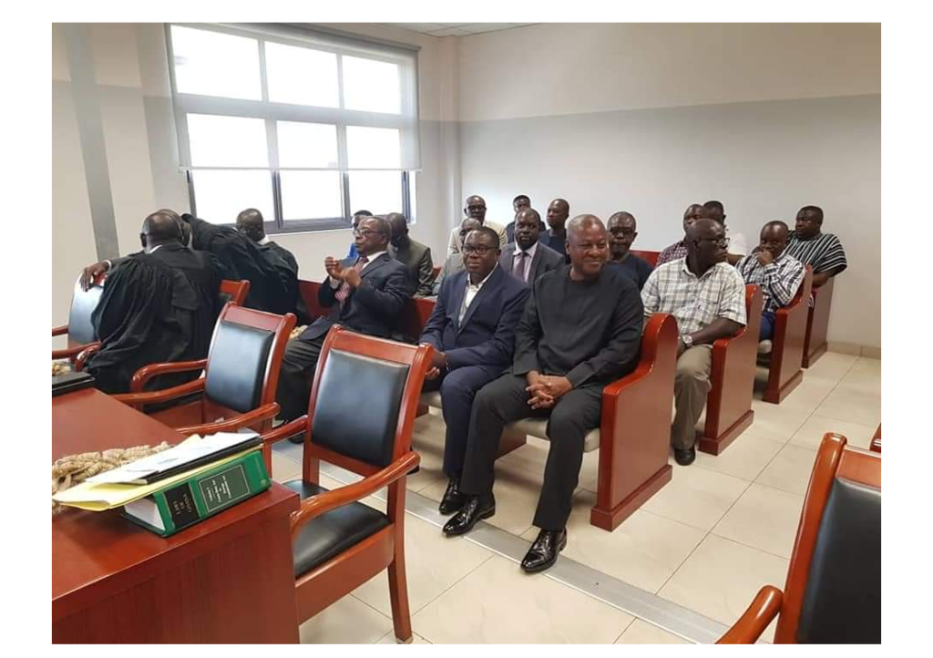 Photos: Mahama storms High Court in solidarity with NDC chairman Ampofo