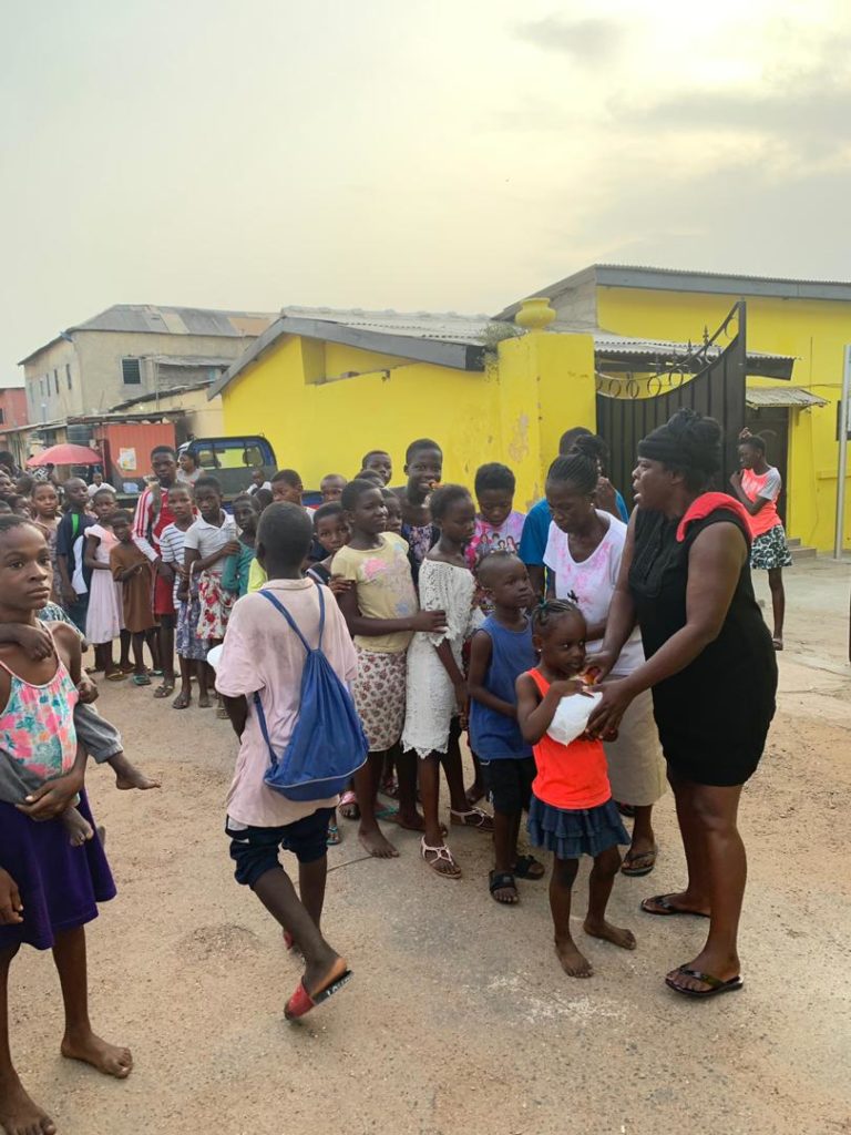 Electroland GHANA limited feeds less privileged in Accra