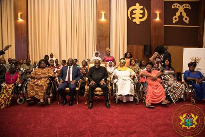 1,000 disabled women entrepreneurs receive GH¢2 million support from President Akufo-Addo