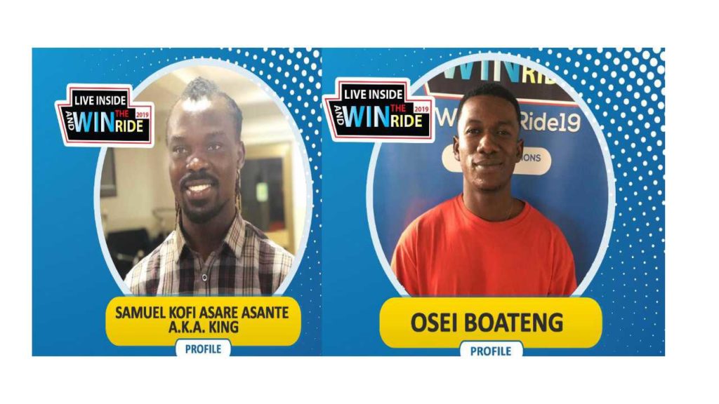 #WinTheRide19: King and Osei Boateng were FAKE