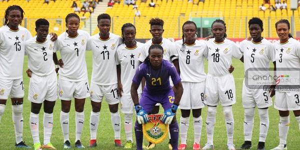 Black Queens starting lineup against Gabon this afternoon