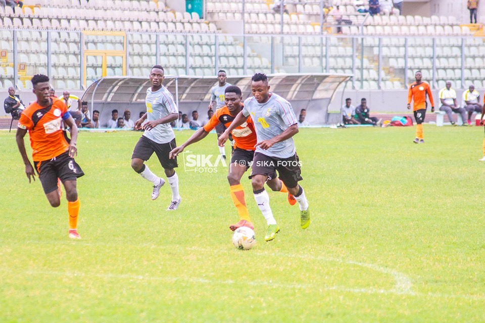 Black Stars ‘B’ thrash Gold Stars 6-0