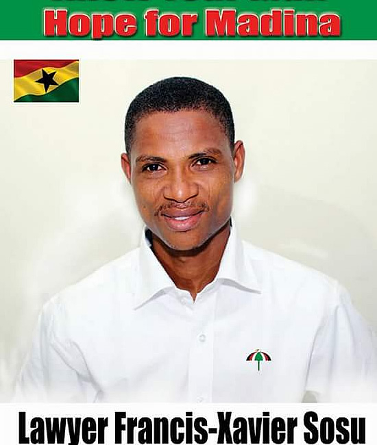 Francis Xavier wins Madina Constituency