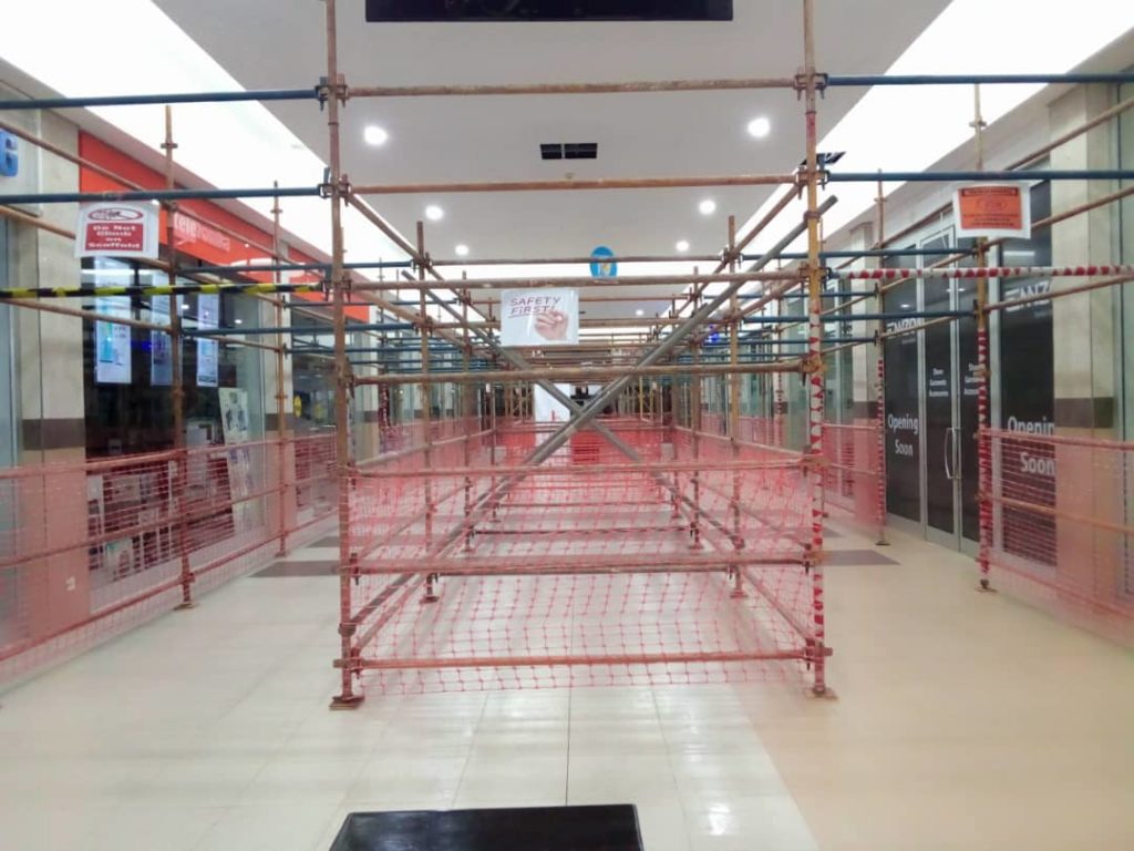 Work Begins on Replacement of Accra Mall Ceiling