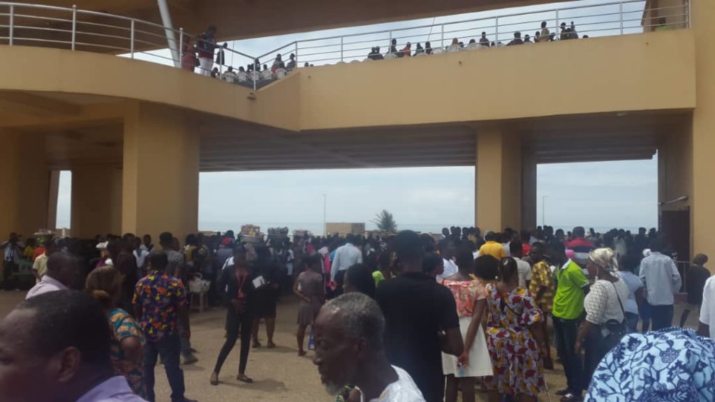 Photos: Parents storm Independence Square over SHS placement