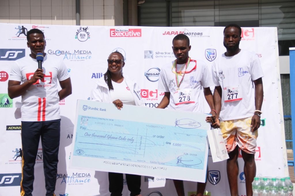 Brown Nii Kwei emerges as fastest blind runner at Corporate Run