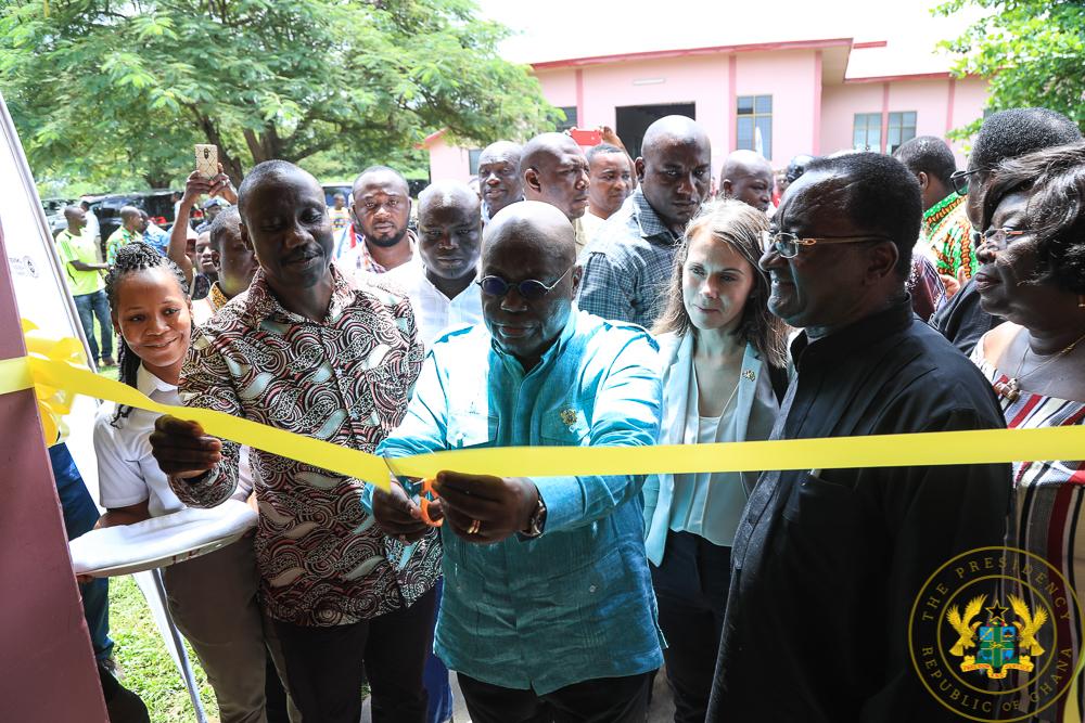 Nana Addo commissions rehabilitated College of Agriculture Warehouse