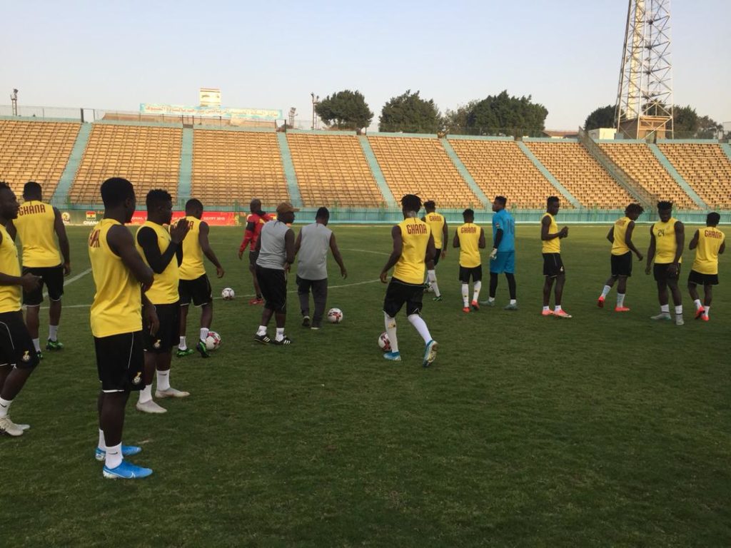 PHOTOS: Black Meteors hold final training session ahead of Cote D’Ivoire clash (U-23 AFCON)