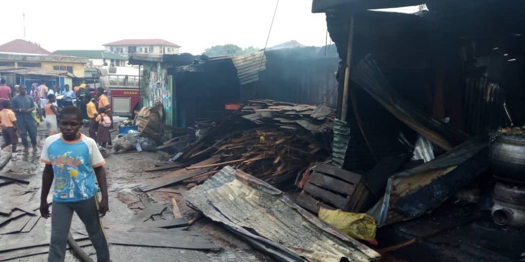 Photos: Fire destroys properties at Asawase