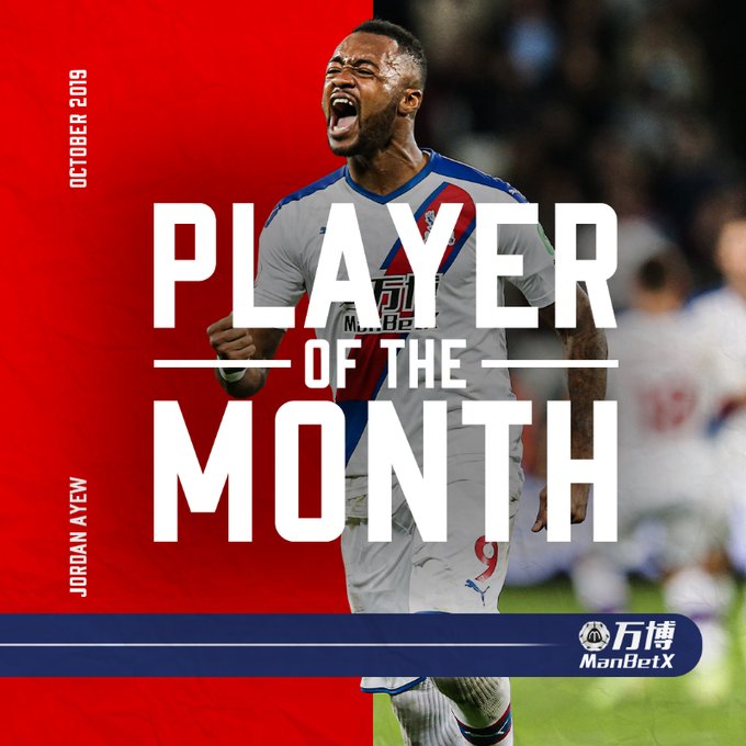 Jordan Ayew voted Crystal Palace Player of the Month for October