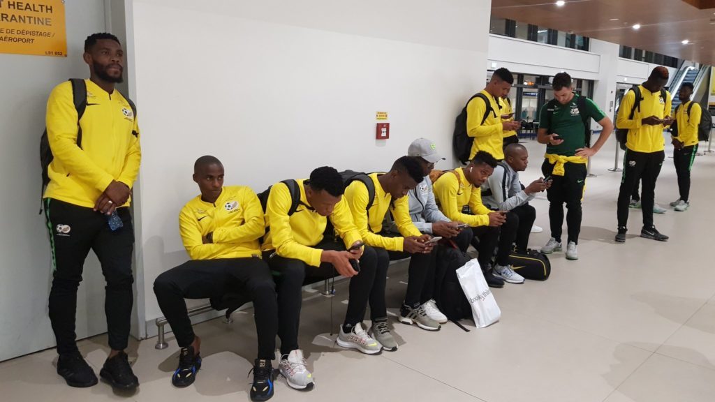 South Africa arrive in Ghana ahead of 2021 AFCON qualifier