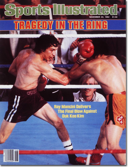 Today In Sports History: Ray Mancini beats  Duk Koo Kim by TKO