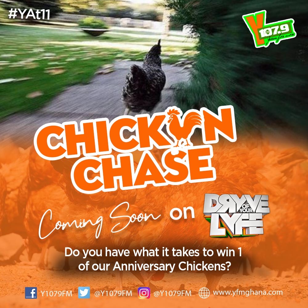 Yfm introduces the chicken chase challenge to mark 11 years anniversary