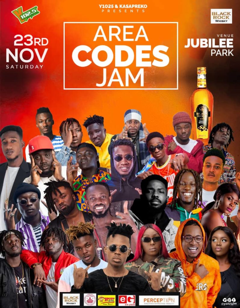 #BlackRockAreaCodes: Areas codes Jam train to hit Kumasi