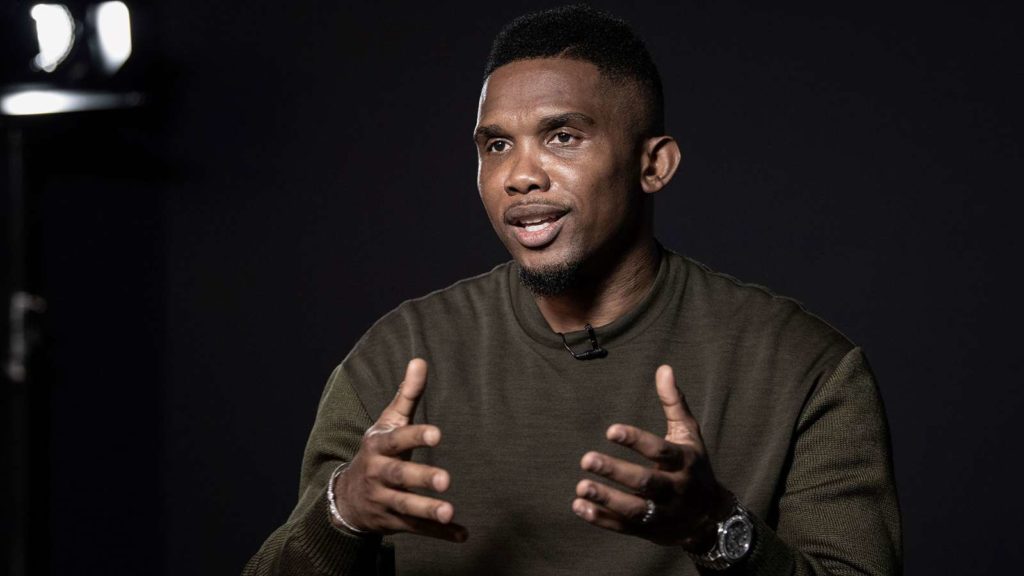 Eto’o aims to use studies to ‘give back to Africa’