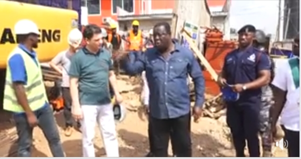 Video: Incensed Roads Minister orders demolition of  22-storey building at Airport