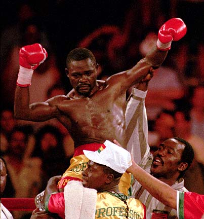 Today In Sports History: Azumah Nelson TKO Danilo Cabrera to retain WBC title