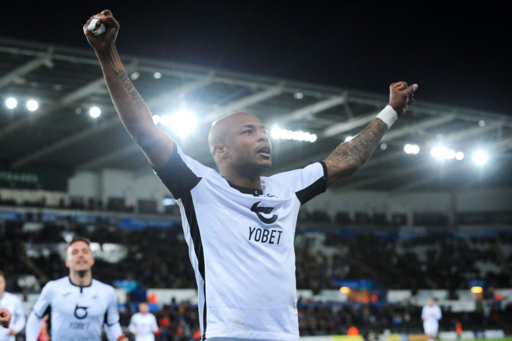 Andre Ayew scores in Swansea City draw with Blackburn Rovers