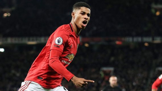 Rashford double downs Spurs on Mourinho return