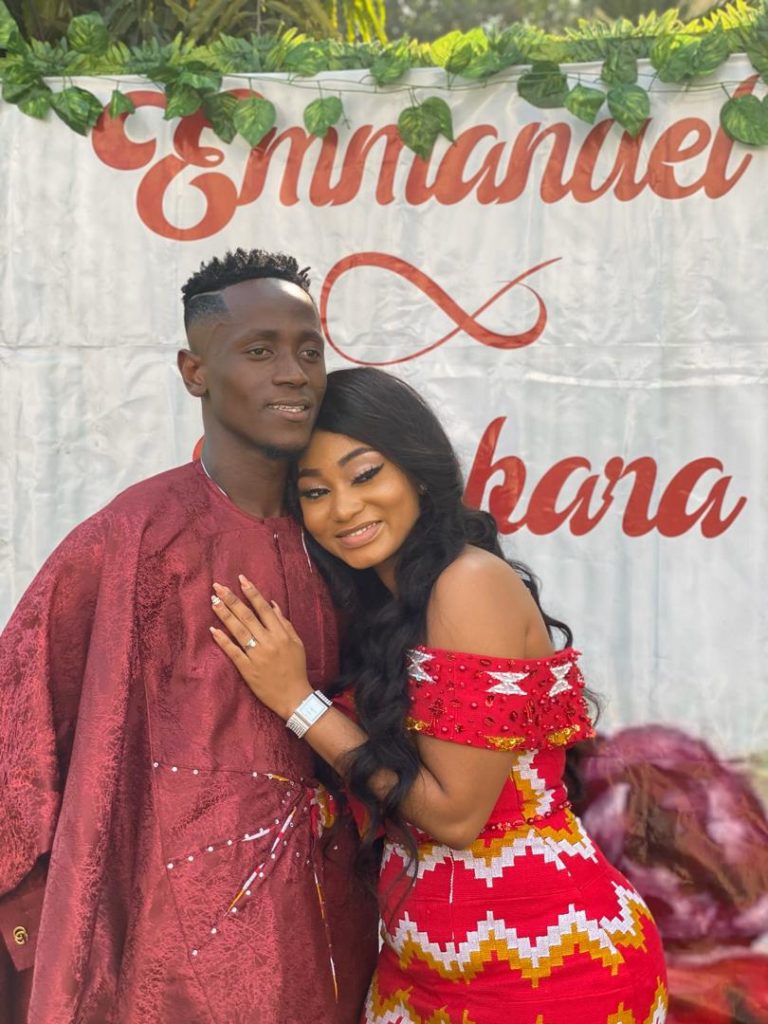 Black Stars Striker Emmanuel Boateng weds girlfriend Barbara