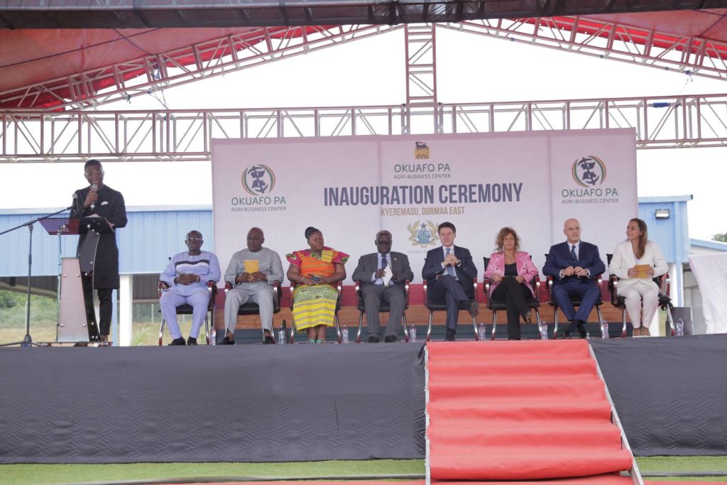 Eni and the Government of Ghana inaugurate business and agricultural training project