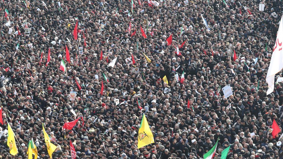 In Pictures: Iran mourns military commander killed by US drone strike