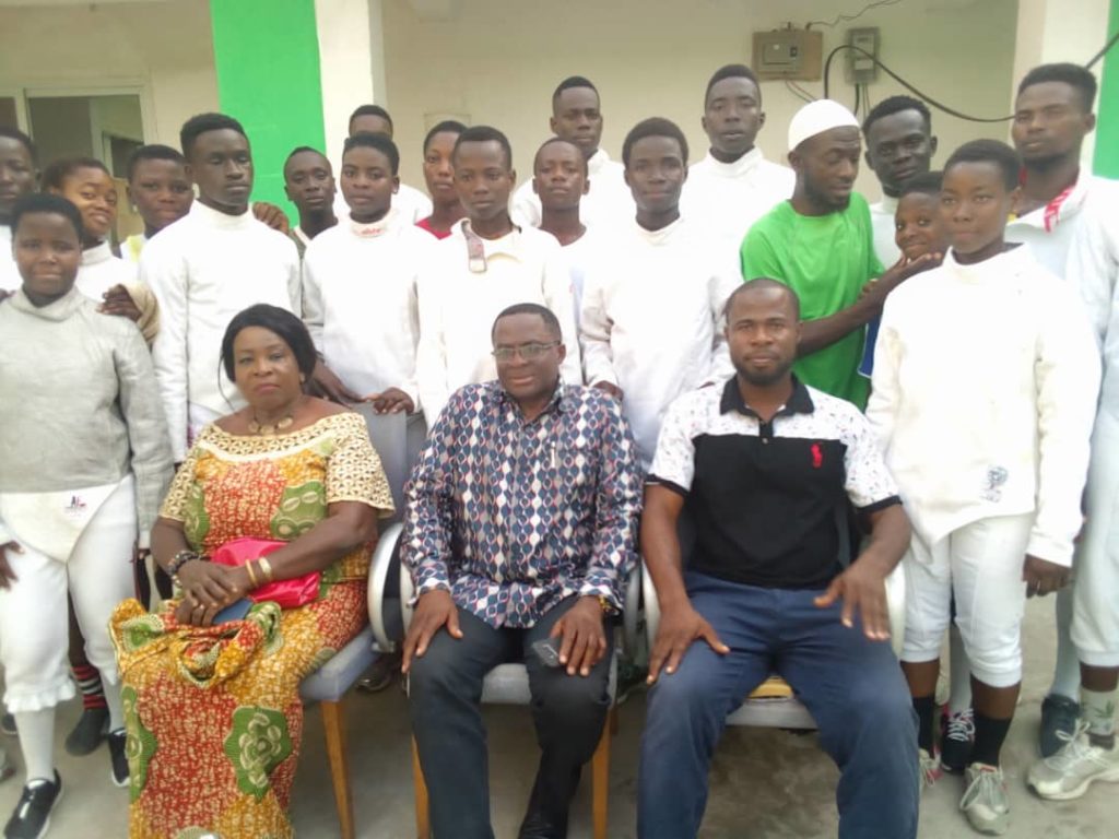 GOC president visits Ghana’s Fencing Team ahead of Junior and Cadet Championship