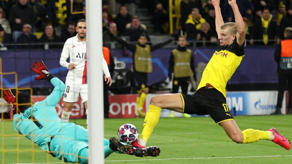 Champions League: Erling Haaland’s double gives Dortmund edge