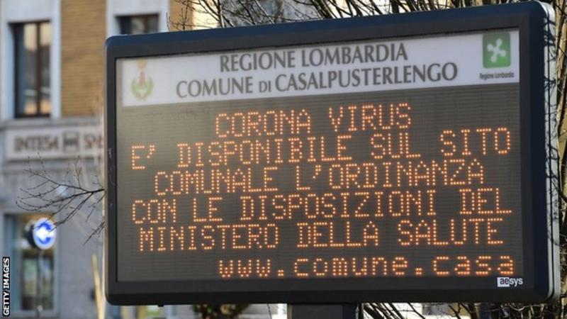 Serie A games off over coronavirus