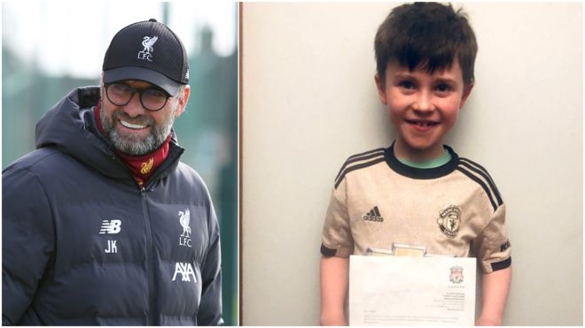 Man Utd fan invited to Old Trafford after Klopp letter