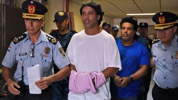 Ronaldinho ‘in good spirits’ and enjoying company – prison warden