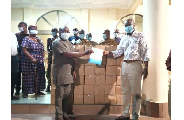 Togbe Afede XIV donates GH 100K to Ho Hospitals to fight Coronavirus