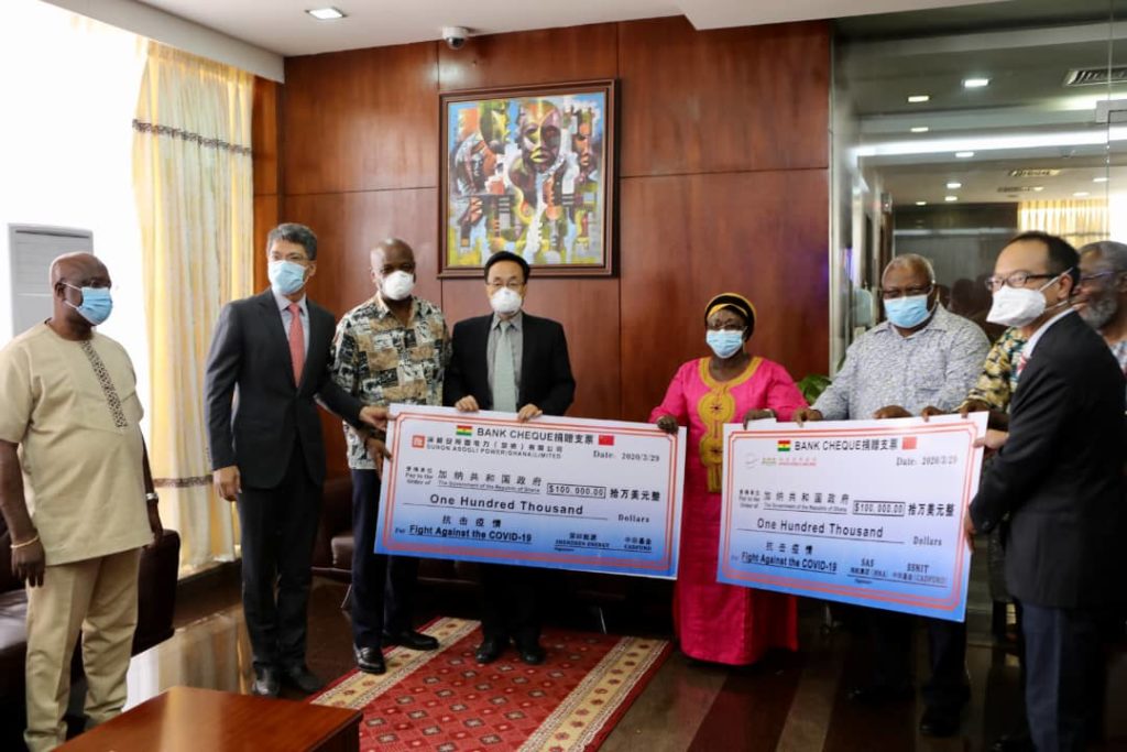 Chinese Amb donates 0.000 to help fight Coronavirus outbreak in Ghana