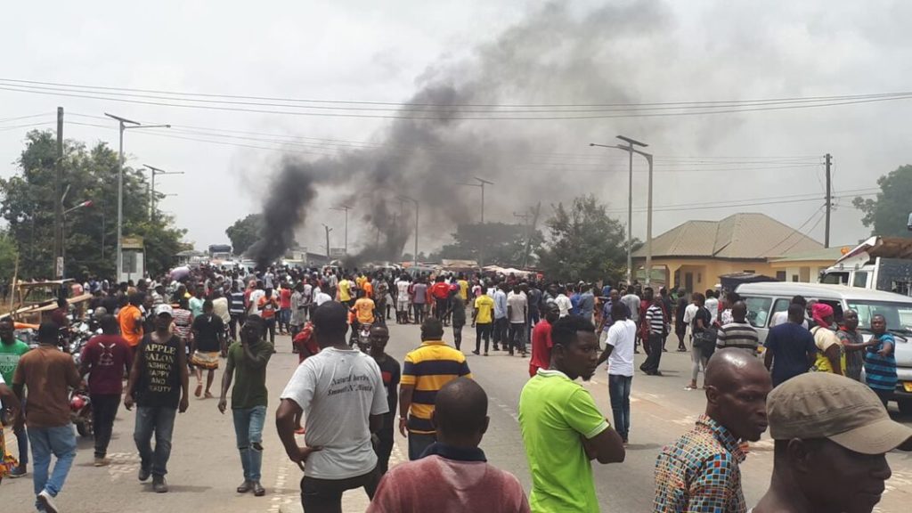 Video: Unrest erupts once more over murder of Assemblyman in Sogakope