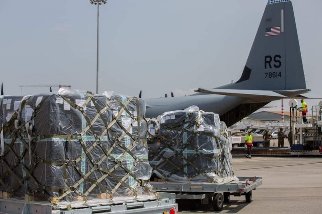 Covid-19: US delivers medical supplies to help fight virus in Ghana