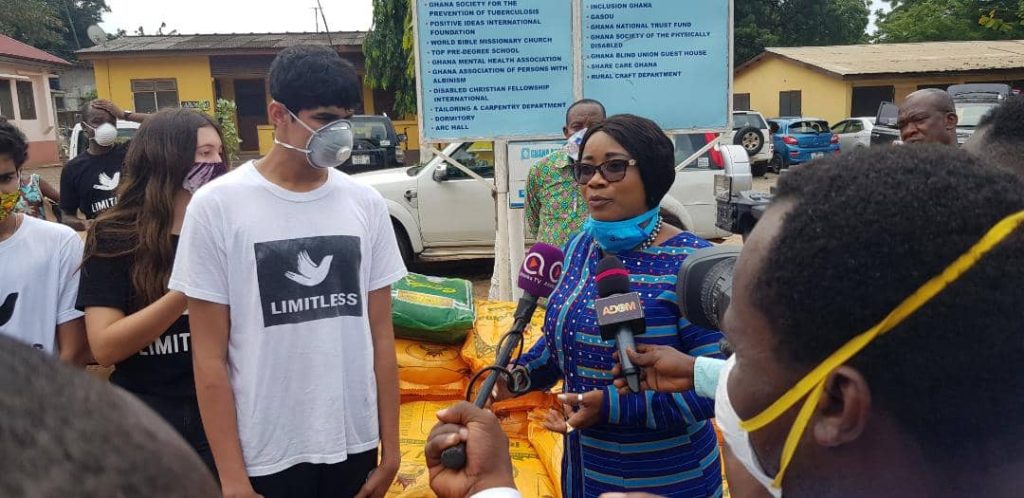 COVID-19: Limitless Ghana donates food items to Accra Rehabilitation Centre