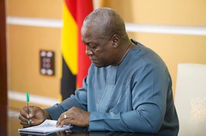 Mahama writes on lockdown; These are not normal times