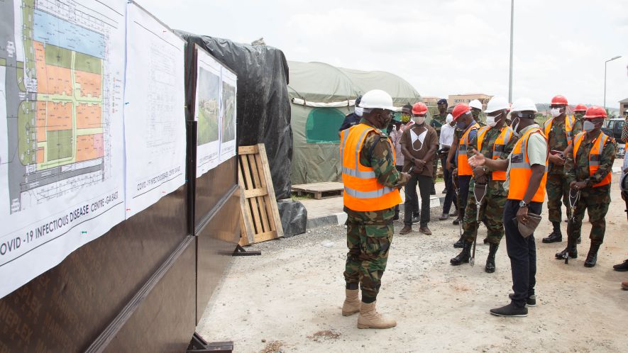 The Ghana Armed Forces has been pivotal to the progress of the Infectious Disease and Isolation Centre – Senyo Hosi