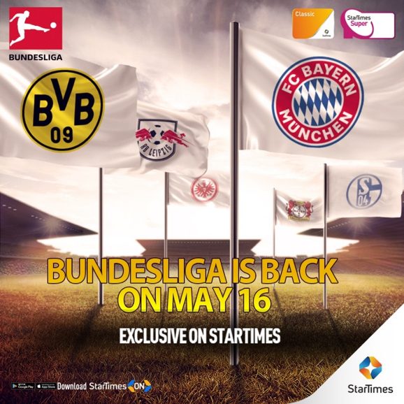 Bundesliga returns, only on StarTimes