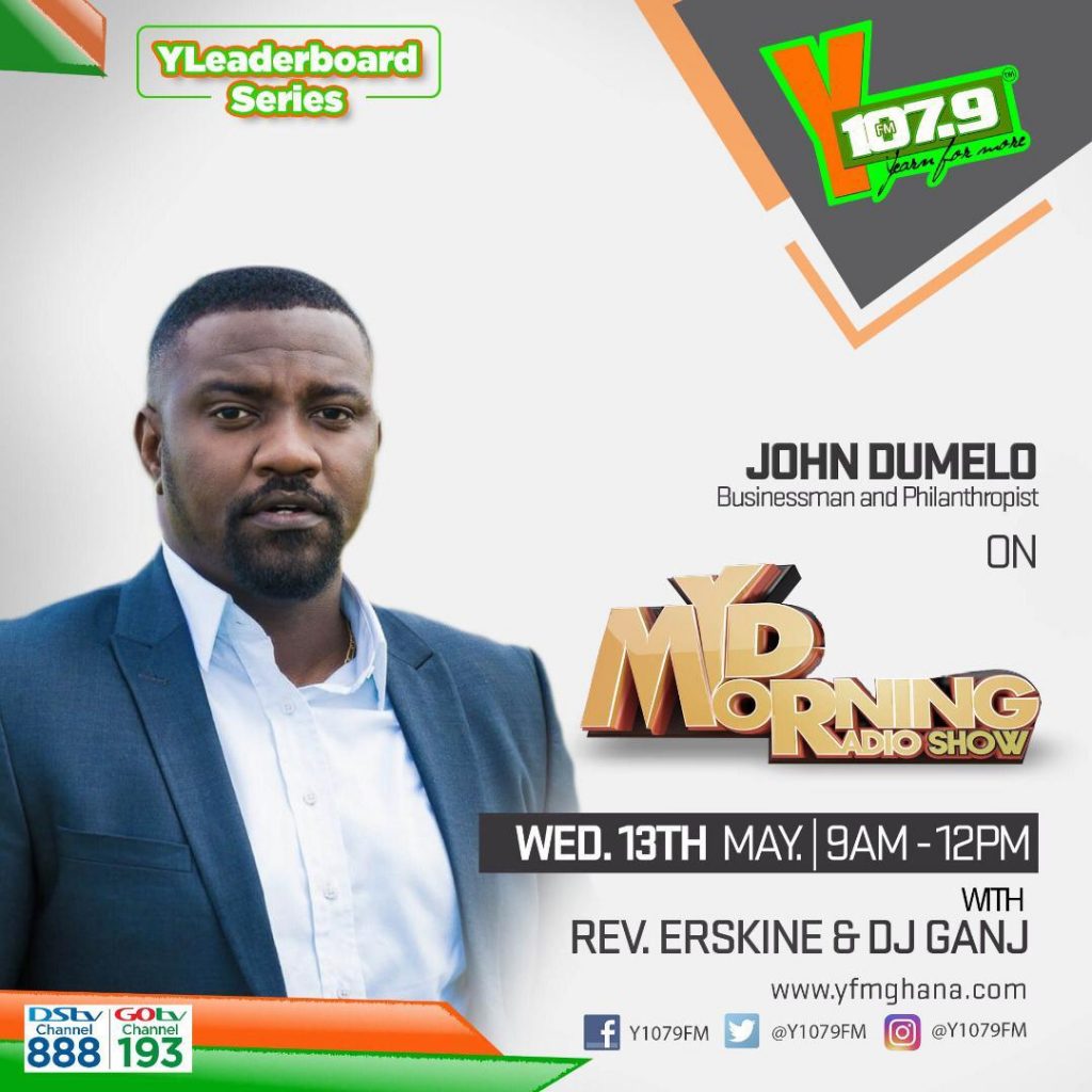 2nd Edition of Y Leaderboard Series to host John Dumelo