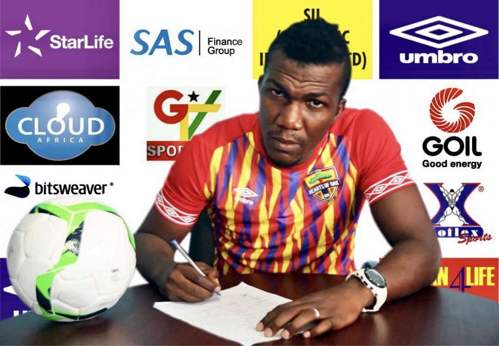 Hearts of Oak announce the signing of Abednego Tetteh on a three-year deal