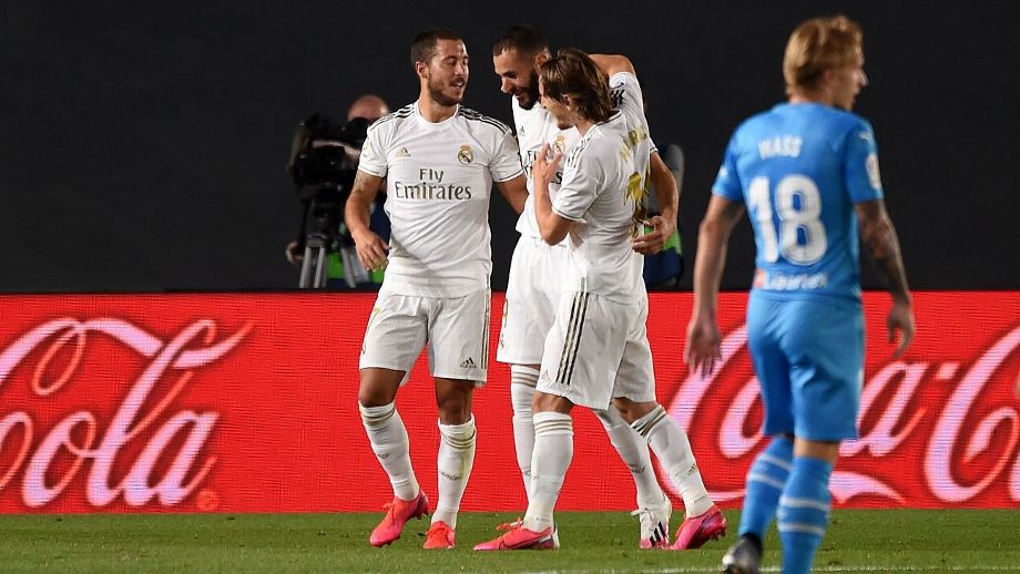 Benzema scores twice in Real Madrid win