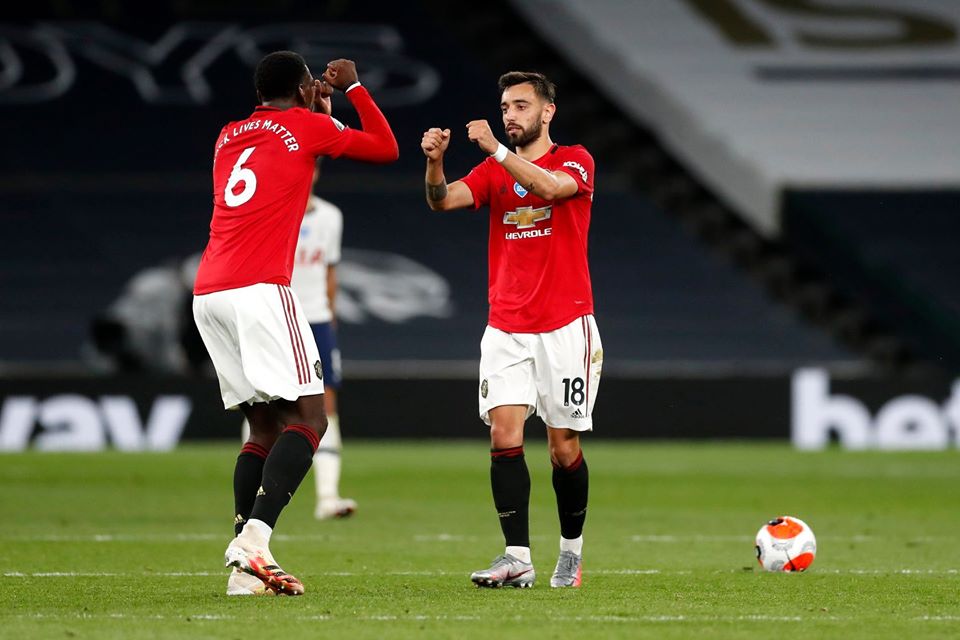 Fernandes earns Man United draw at Spurs