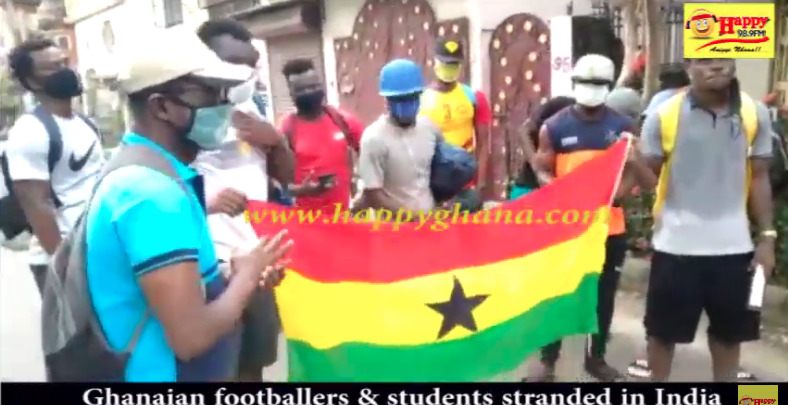 Stranded Ghanaian players, students in India plead with gov’t to be repatriated back home