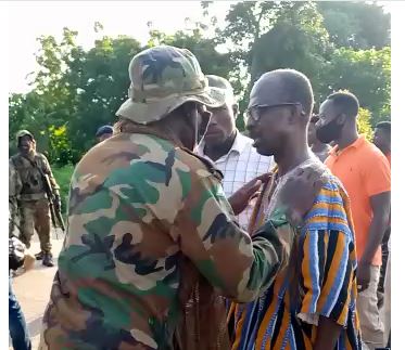 Video: Asiedu Nketia clashes with soldiers over voters registration