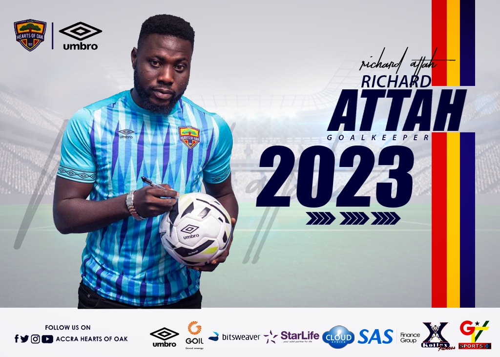 Richard Attah signs three-year new deal to stay at Hearts of Oak