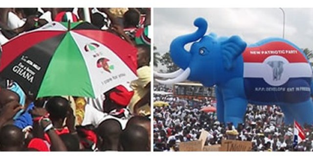 NDC leads NPP by eight percent in June results of Ghana Election Poll