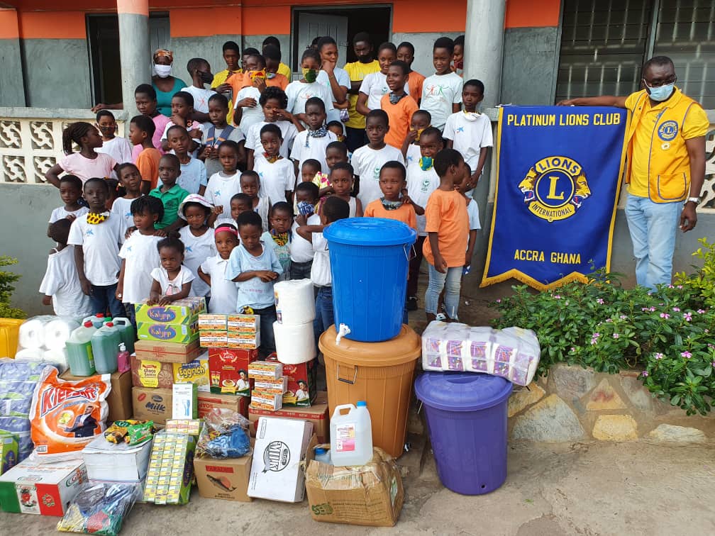 Accra Platinum Lion’s club donates to Trinity Home Academy