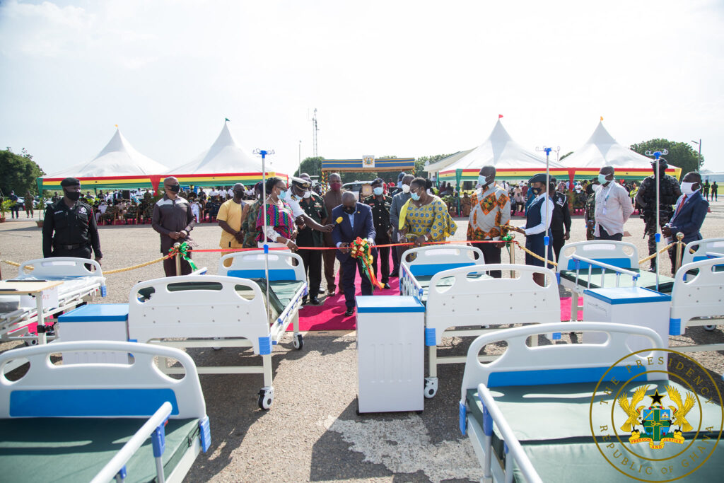 Prez Nana Addo presents 10,000 hospital beds to Health Ministry