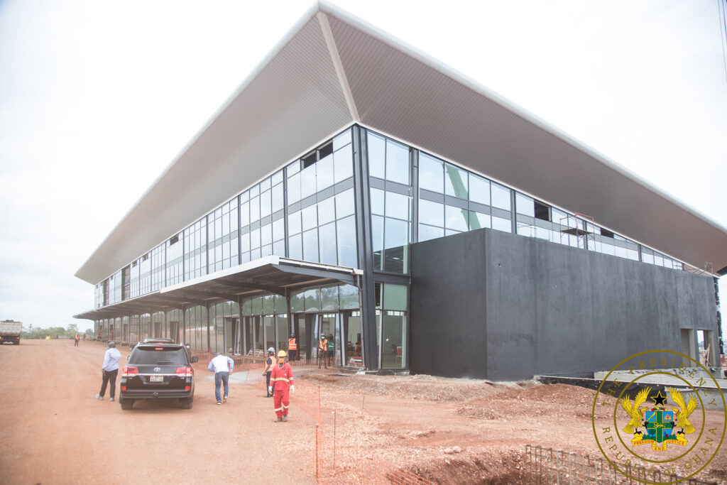 President Nana Addo inspects work on 500-bed military hospital; Kumasi airport project